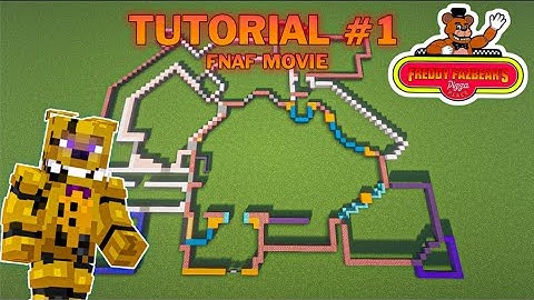 How to Build The FNAF Movie in Minecraft Part 1 // Outlining