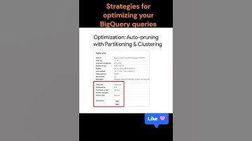 How to optimize your BigQuery queries? #shorts #bigquery #analytics #datawarehouse #technology