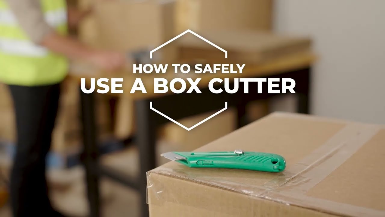 How to Safely Use a Box Cutter Tutorial 