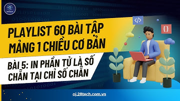 #5. Liệt Kê Những Phần Tử Là Số Chẵn Tại Chỉ Số Chẵn Trong Mảng