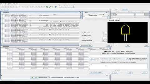MIPS Assembly: LED on Bitmap Display
