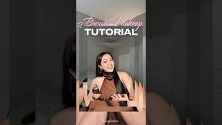 🍂✨Coffee Soft Glam Makeup Tutorial 🤎 #makeuptutorial #makeuptransformation #makeup #softglamlook
