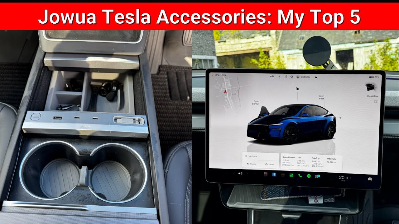 My Top 5 Tesla accessories from JOWUA - YouTube