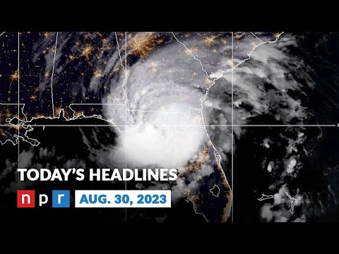 Idalia Makes Landfall In Florida's Big Bend As Category 3 Hurricane | NPR News Now