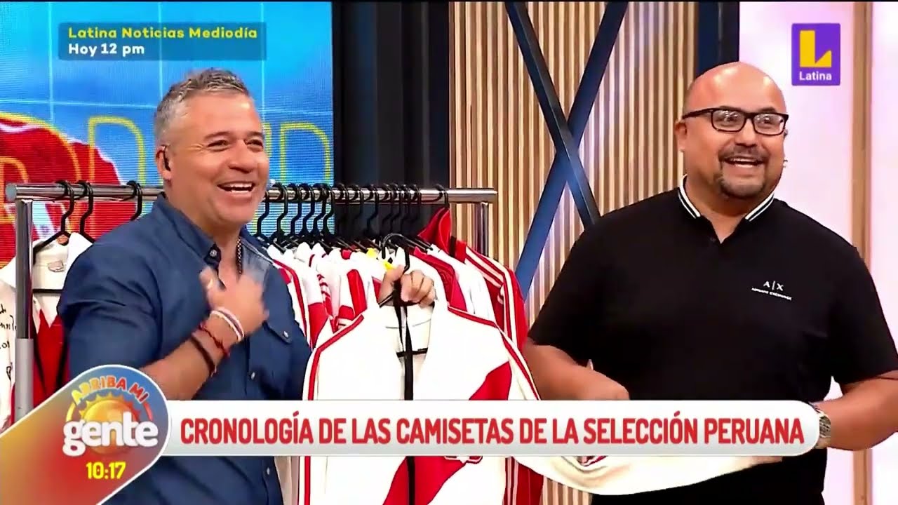 Entrevista en Latina - Arriba mi Gente! Colección Camisetas Peru