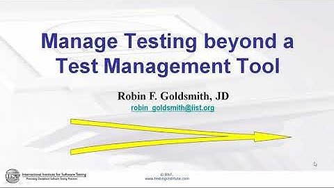 Manage Testing beyond a Test Management Tool