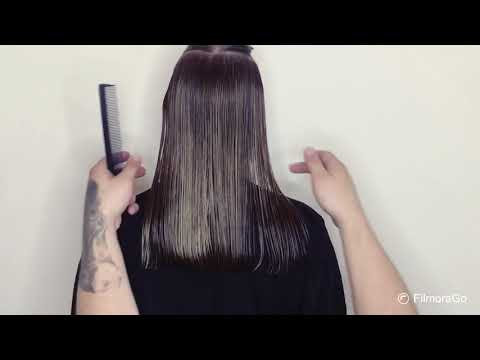 Видео: Как стричь волосы прямо (с иллюстрациями)