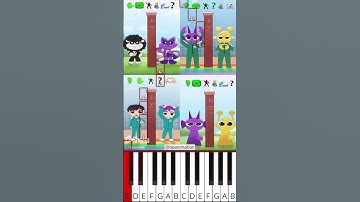 Twin Telepathy Challenge COMPLETE EDITION | Poppy Playtime (@tieanimation) - Octave Piano Tutorial