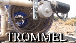TROMMEL WASHPLANT !!! Made from Pastic Buckets.   ask Jeff Williams