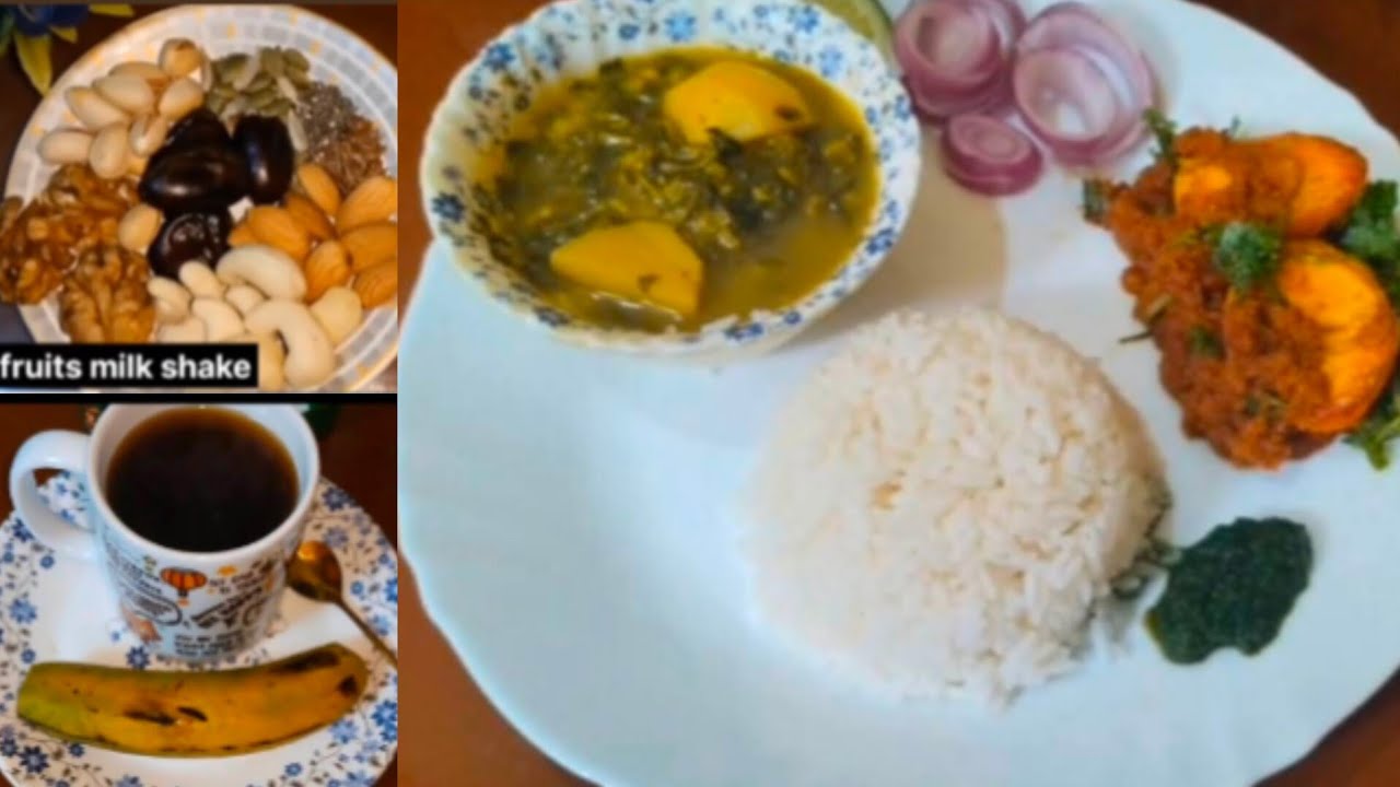 Dry fruits milk shake🌺🌼 || Sunday Lunch menu 