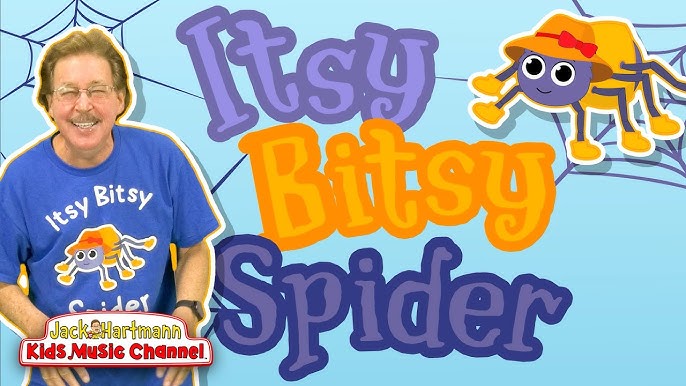 Itsy Bitsy Spider Song/ Nursery Rhyme Lyrics Poster (Download Now