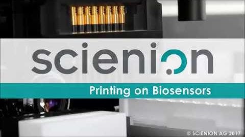 Microarray spotter. Microdispenser for biosensors