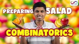 Preparing Salad with Combinatorics | Generating Functions | Cheenta | Raghunath J V