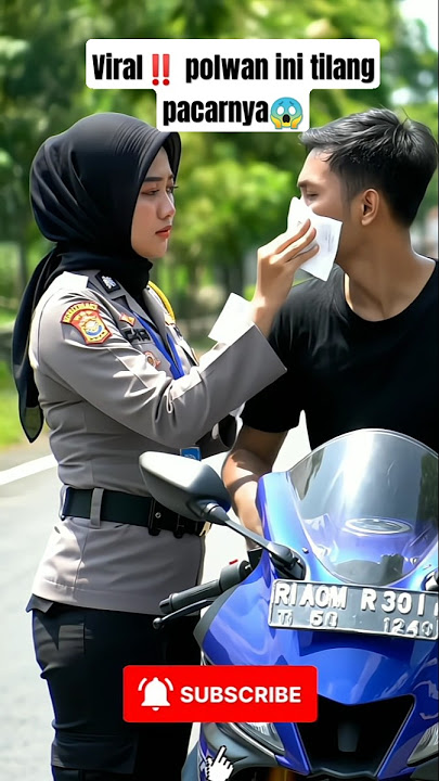 polwan ini tilang pacarnya‼️ lihatlah endingnya #shorts #viralvideo #trending