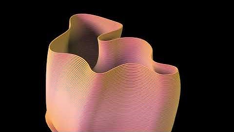 tyflow RND curl lines extrude