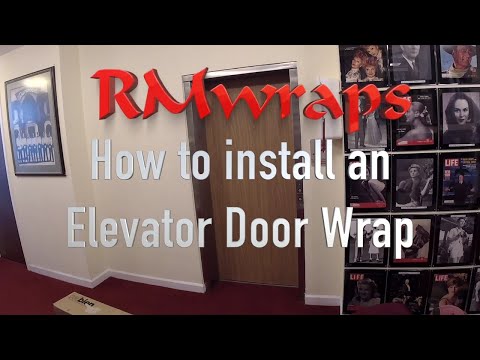 How to wrap an elevator door Rm wraps