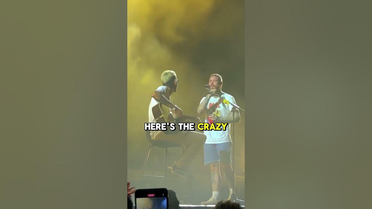 When A FAN Took Over at Post Malone Concert 🤯🥹 #postmalone #ytshorts #fanmoments