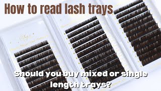 How to read lash trays, should you be buying mixed or single length trays? by Yoyis Lash&Beauty 1,390 views 2 months ago 31 minutes