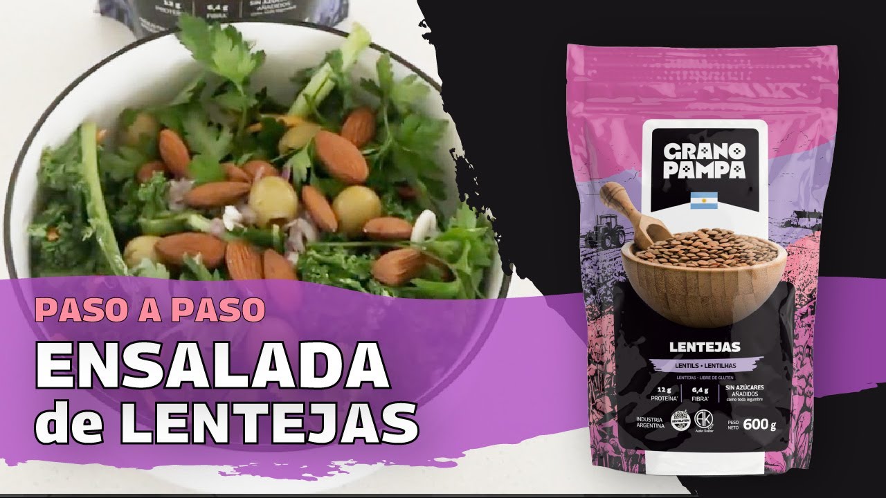 Ensalada con Lentejas Crocantes | Receta Saludable y Fácil – Grano Pampa