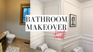 BATHROOM MAKE OVER | With a french touch✨