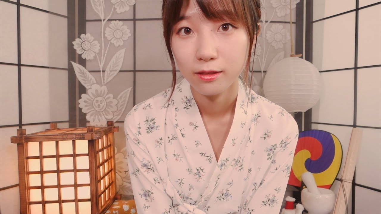 Traditional Korean Makeup on You💝/ ASMR Tingly Makeup Artist