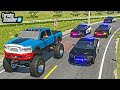 5 COPS CHASE 239 999 LIFTED TRUCK STOLEN FS22 