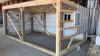 Livestock Shed built on runners