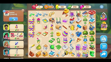 DesignVille Merge & Design Level 35 Part 10 | Gameplay Walkthrough & Area Decoration