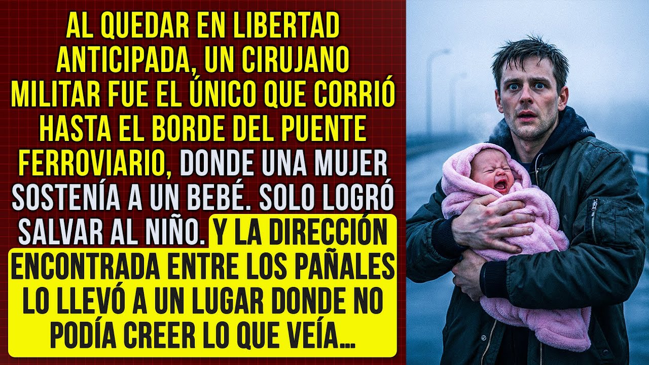 Liberado antes de tiempo, un cirujano militar corrió al puente y salvó a un bebé…