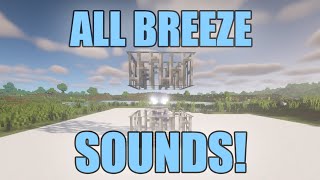 Minecraft All Breeze Sound Effects 1.21.5 (Bedrock/Java)
