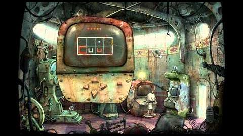 Machinarium part 20 walkthrough - In the arcade - square moving game