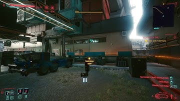 CYBERPUNK 2077 Glitch & Bugs -  Floating Rear View Mirror
