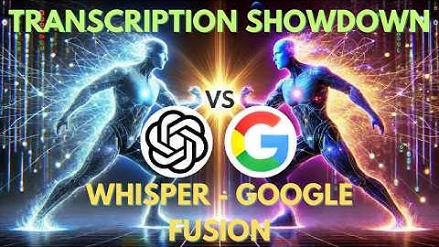 Speech-to-Text Transcription Showdown: #openai Whisper-Google Fusion vs. OpenAI Whisper & Google