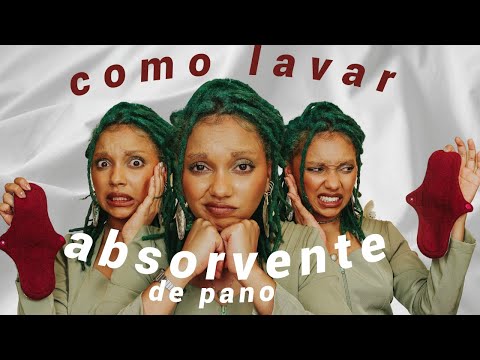 Vídeo: 3 maneiras de lavar um absorvente menstrual reutilizável