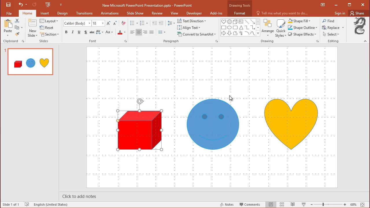 How to align objects in PowerPoint YouTube