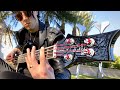 Fields of bone  black veil brides bass guitar cover