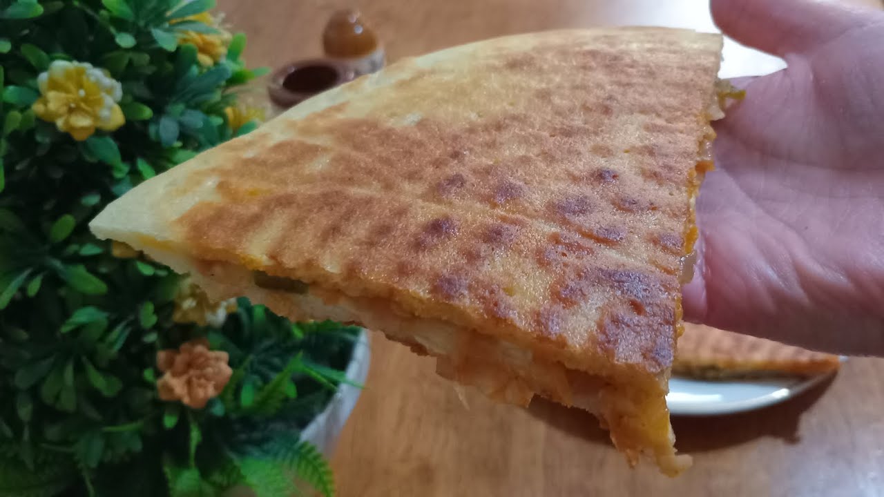 كسرة محشية بدون غلوتين  بدون بيض خفيفة وبنية