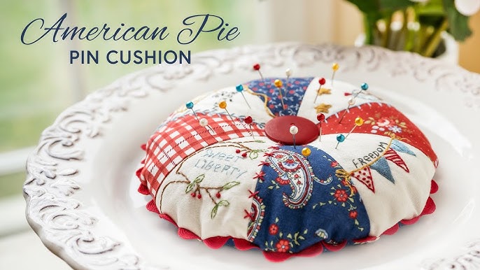 fiberluscious: Summer Garden Pincushion- Monthy Stitch Tutorial