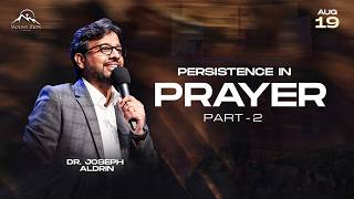 Midweek Service | Dr. Joseph Aldrin | Aug 19 | Mount Zion Church