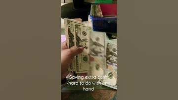 Stuffing extra cash made into my challenges