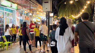 Beachfront Nightlife and Shopping at Ao Nang Beach in KRABI Thailand