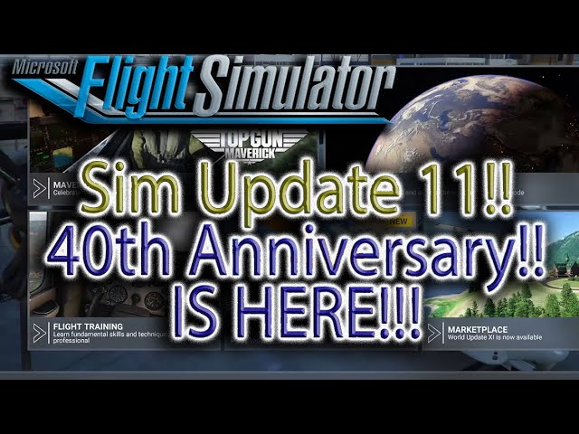 Microsoft Flight Simulator 40th Anniversary Edition Released (Sim Update  11) - FSElite
