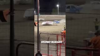 Crash of the night! 5-22-2026 roll with help from racecar and track tire at sycamore speedway