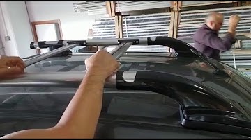 How to install shark style roof rack/roof rail