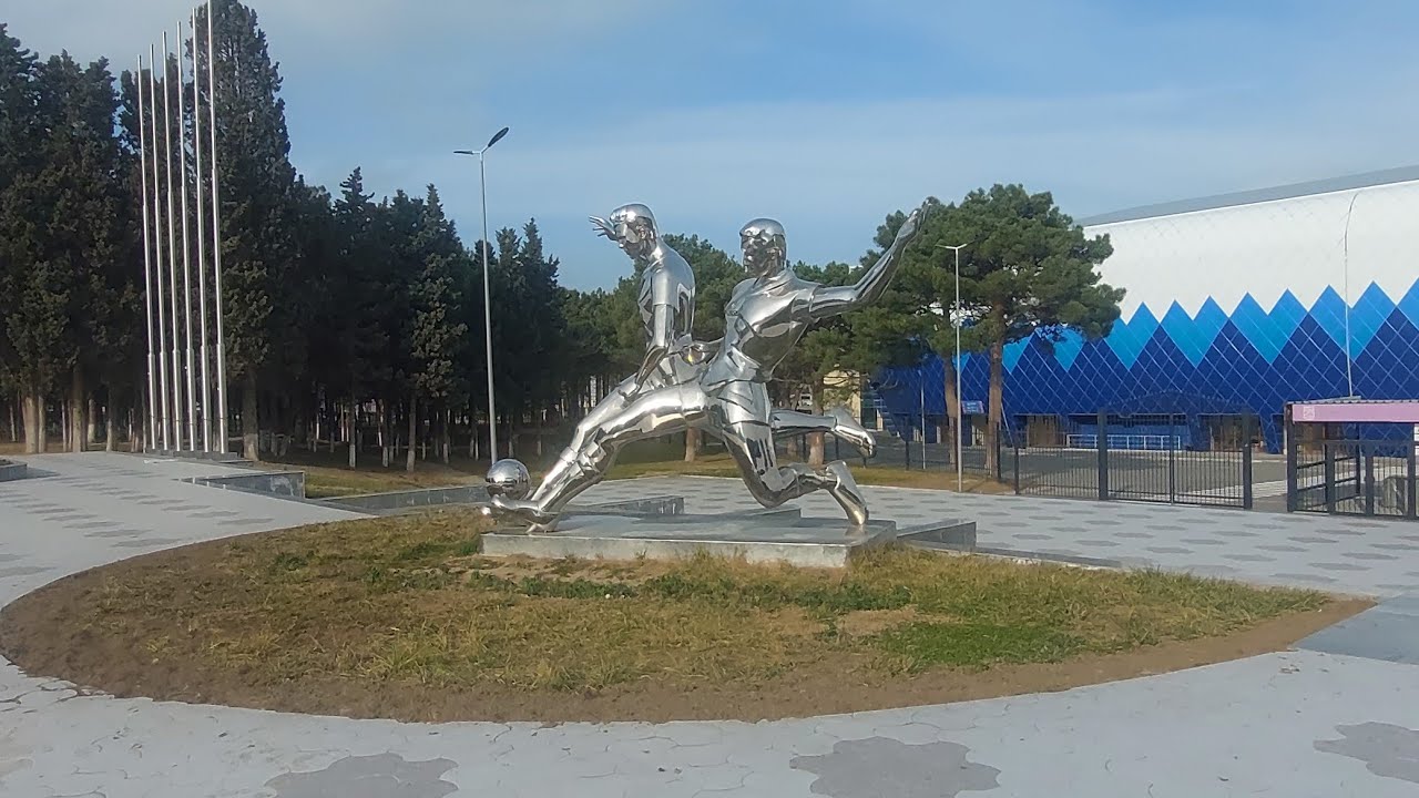 Прогулка по городу Сумгайыт,улицы города бывшая гостиница Волна 