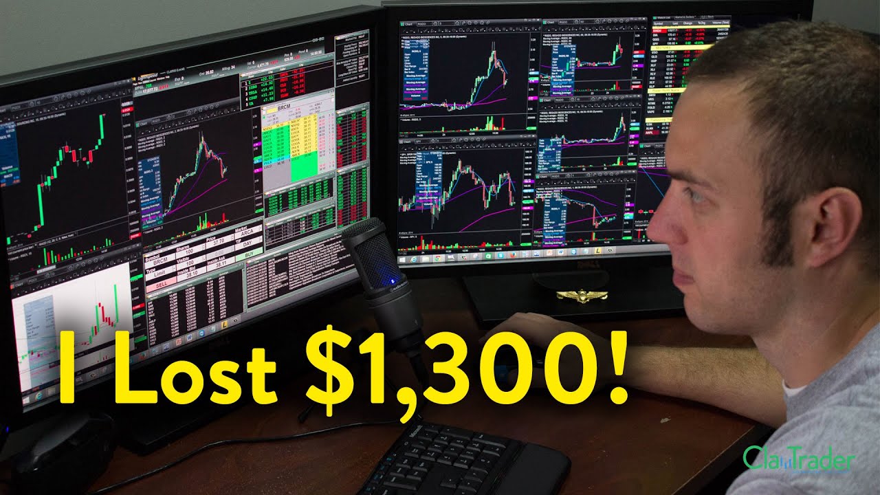 [LIVE] Day Trading | I Lost $1,300! (Day Trader Truth: Loses Happen ...