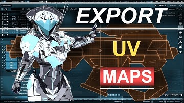 Dash 3D : Blender 2.8 : Everything About Exporting UV-Maps (In 60 Seconds!)