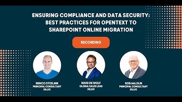 Ensuring Compliance and Data Security: Best practices for OpenText to SharePoint Online migration