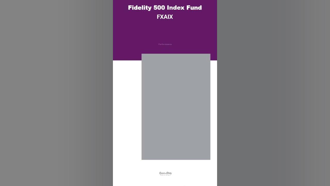 Fidelity index 500 fund review youtube
