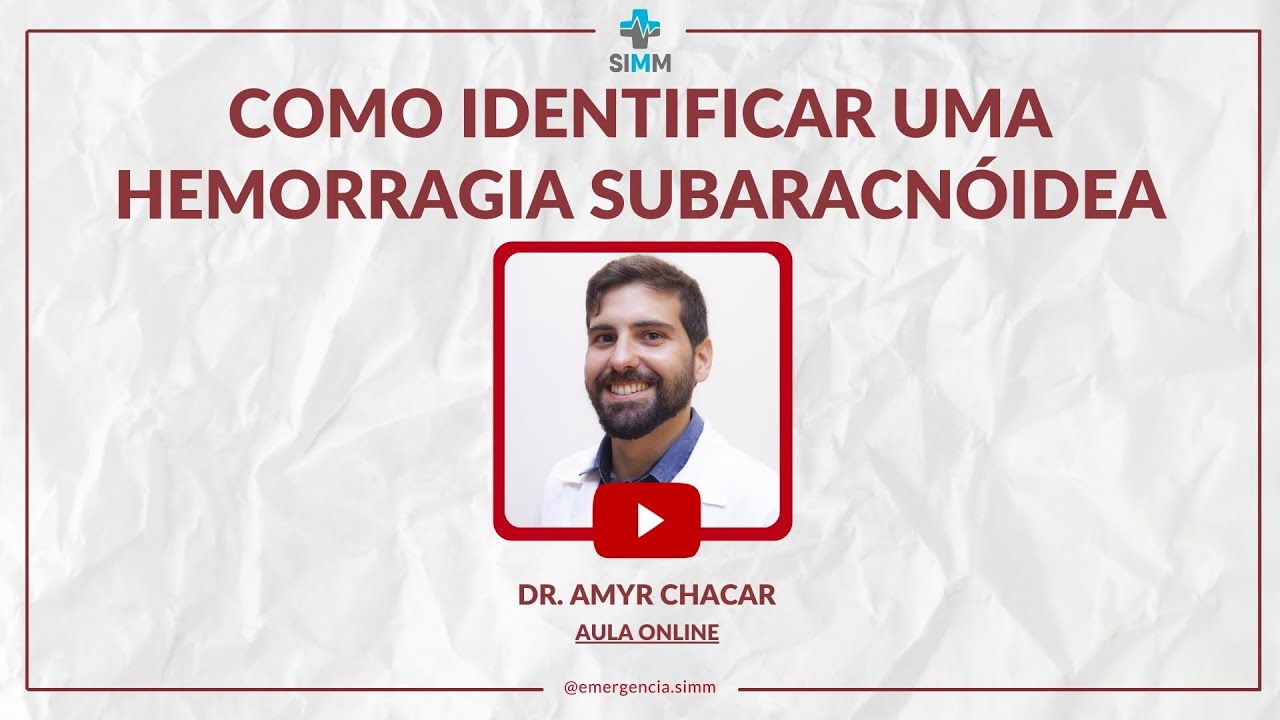 Como identificar uma hemorragia subaracnóidea